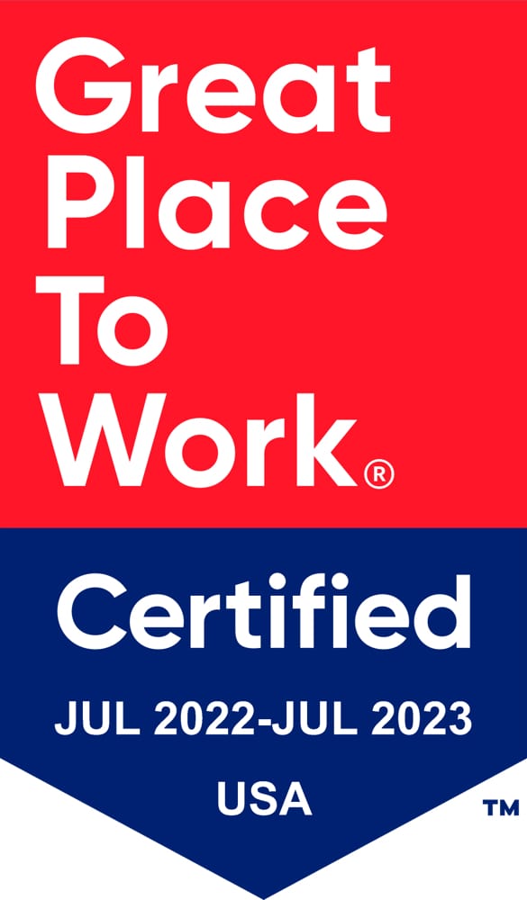 Great Place to Work - Certified - Jul 2022 - Jul 2023, USA